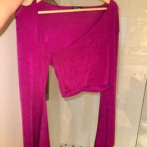 Magenta Pink Nast Gal Stretchy Top